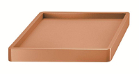 Pojízdná podložka MOBILE SAUCER SQUARE 29,2 cm - barva: terakota
