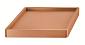 Pojízdná podložka MOBILE SAUCER SQUARE 36,6 cm - barva: terakota
