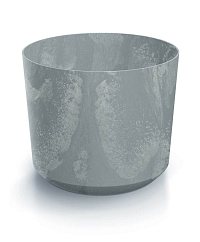 Květináč TUBO BETON EFFECT 19,9 cm - barva: šedá