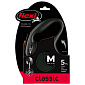 Vodítko Flexi Classic New lanko M černé 5m