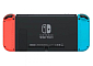 Nintendo Switch console with neon blue&amp;red Joy-Con