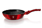 BERLINGERHAUS Wok s mramorovým povrchem 28 cm Burgundy Metallic Line BH-1267