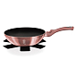 BERLINGERHAUS Pánev WOK s titanovým povrchem 28 cm I-Rose Edition BH-6030