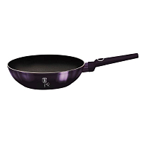 BERLINGERHAUS Pánev WOK s titanovým povrchem 28 cm Purple Eclipse Collection BH-6633