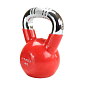 Kettlebell s chromovaným úchopem HMS KTC 4 kg červený