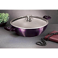 BERLINGERHAUS Pánev WOK s titanovým povrchem 30 cm Purple Eclipse Collection BH-7114