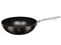 BERLINGERHAUS Pánev WOK s titanovým povrchem 28 cm Shine Basalt Collection BH-6655