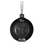 BERLINGERHAUS Pánev WOK s titanovým povrchem 28 cm Shine Basalt Collection BH-6655