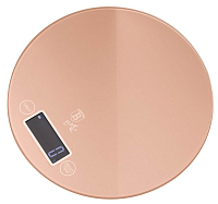 BERLINGERHAUS Váha kuchyňská digitální kulatá 5 kg Rosegold Metallic Line BH-9428