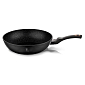 BERLINGERHAUS Pánev WOK s mramorovým povrchem 30 cm Black Rose Collection BH-6178