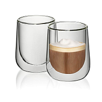 KELA Sklenice na cappuccino FONTANA sada 2 ks 180 ml KL-12404