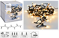 HOMESTYLING Vánoční světelný řetěz teplá bílá 720 LED / 54 m KO-AX8401570