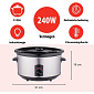 ALPINA-NK Pomalý hrnec Slow Cooker 3,5 l 240W ED-218170