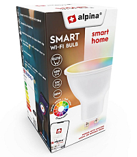 ALPINA-NK Chytrá žárovka LED RGB WIFI bílá + barevná GU10 ED-225431