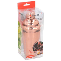 ALPINA-NK Shaker na koktejly nerez ocel 550 ml rosegold ED-249589bronz