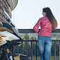 Dámska kožená moto bunda W-TEC Sheawen Lady Pink