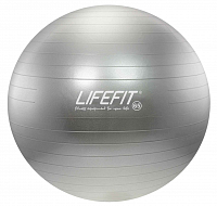 Gymnastický míč LIFEFIT® ANTI-BURST 65 cm, stříbrný