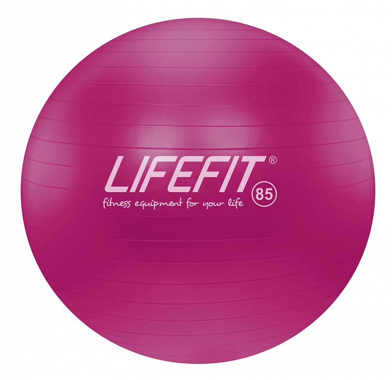Gymnastický míč LIFEFIT® ANTI-BURST 85 cm, bordó