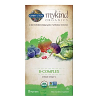 Garden of Life Mykind Organics B Complex - jednou denně 30 tablet