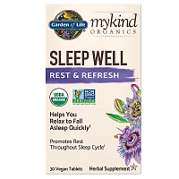 Garden of Life mykind Organics Sleep Well - pro dobrý spánek - 30 tablet