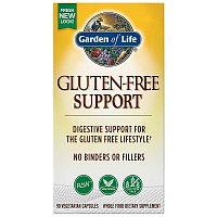 Garden of Life RAW podpora pro zažívání při bezlepkové dietě - 90 kapslí