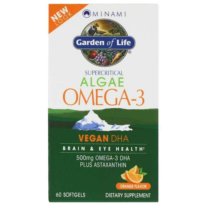 Minami Nutrition Omega 3 Vegan DHA z mořské řasy 60 tablet