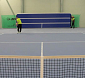 Katalog 2016 Mobilní tenisová stěna - nafukovací žíněnka -  rozměry 8 x 1,8 x 0,15 m