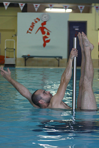 ACQUAPOLE© Aqua Pole dance standard, nastavitelná výška 2-2,5m