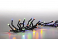 Řetěz světelný 100 LED 5 m - barevný - zelený kabel