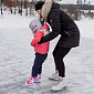 Detské zimné korčule WORKER Izabely Pro - s kožušinkou