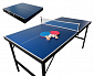 Vnitřní stůl na stolní tenis SULOV® MIDI, skládací, modrý