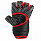 Spokey LAVA Neoprenové fitness rukavice, černo-červené, vel.. XS/S - M