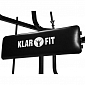 KLARFIT posilovací lavice s odkládacím stojanem na činky, Černá