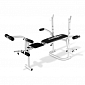 KLARFIT HB3BC-W, tréninková lavice, posilování rukou, nohou, odkládací plocha, bílá