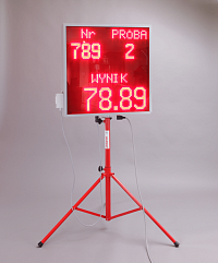 Polanik Tabule LED jednostranná se stativem a ovládacím panelem, anglický popis TG16-64x64-1-EN