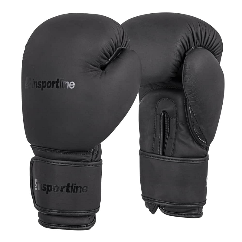 Boxerské rukavice inSPORTline Kuero Barva černá, Velikost 8oz