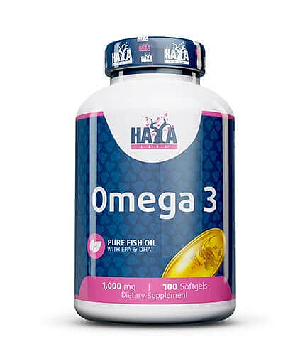 Haya Labs Omega 3 1000mg - VÝPRODEJ - EXP10/22 Hmotnost: 200 kapslí