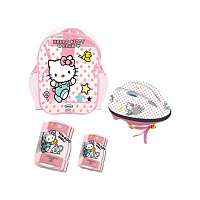 Set chráničov a helmy Hello Kitty s taškou