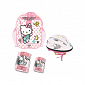 Sada chráničů a helmy Hello Kitty s taškou