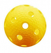Florbalový míček PROFESSION barevný SPORT 2020 žlutý