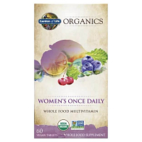 Garden of Life Organics Women's Once daily Multi - 60-tablet