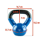 KN 6 KG KETTLEBELL POKRYTÝ NEOPRENEM HMS