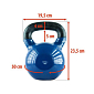 KN 16 KG KETTLEBELL POKRYTÝ VINYLEM HMS