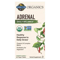 Garden of Life Adrenal Organics Daily Balance - 120 Tablets