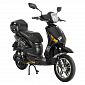 Elektroskútr RACCEWAY® E-MOPED, černý-lesklý s baterií 12Ah