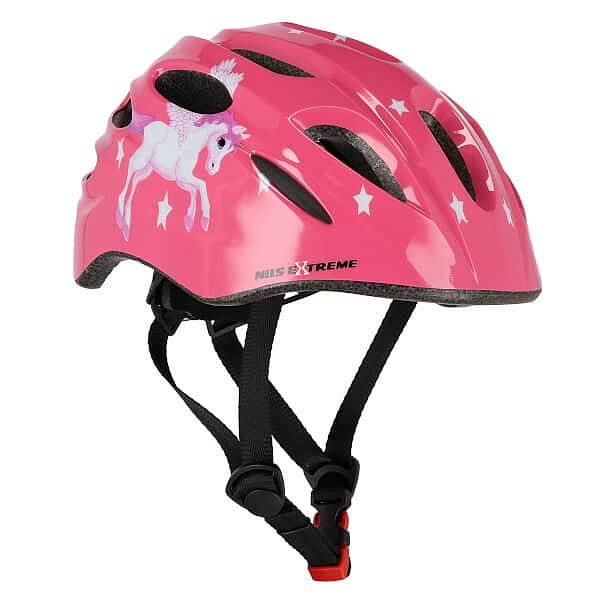 Helma s blikačkou NILS Extreme MTW01 růžová XS(43-51cm)