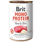 Konzerva Brit Mono Protein hovězí s rýží 400g