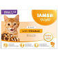 Kapsička IAMS Delights Kitten kuře v omáčce multipack 1020g (12x85gr)