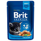 Kapsička Brit Premium Cat Kitten kuřecí kousky 100g