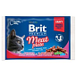 Kapsička Brit Premium Cat Meat plate mix v omáčce Multi 400g (4x100g)